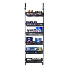 門掛縫隙多功能收納架整理箱 6層, 單一顏色