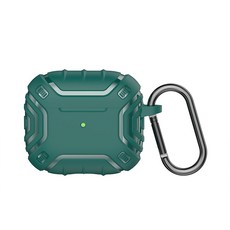 Balense Stella AirPods Pro 保護殼 + 登山扣套組, 單一商品, 綠色, 1個