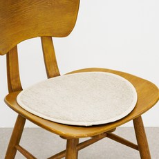 inroom 雪尼爾軟墊圓形坐墊 2入