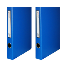 Wiz Office Noble 貼紙 D型環活頁夾 3cm, 藍色, 2個