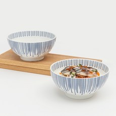 MAISON OBJET Moru 日式陶瓷麵碗2件組 雫, 靜子, 2個