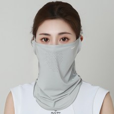 OZERO River Fox 高爾夫口罩 110, 1個, 灰色