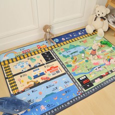 Nurihome 幼兒英語遊戲道路地墊, 混合顏色