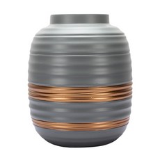 JHCompany 簡約圓形花瓶 灰色, 混色