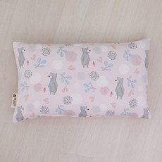 BEAUTE HOUSE 棉質枕套 釣魚熊款, 粉色