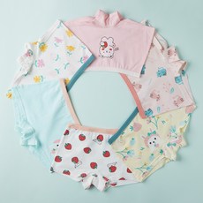 SCOXX 女童款甜美四角內褲 6件組 WPS-949