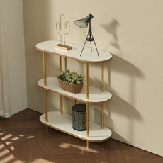 Lom 收納層架, 金色, 3層