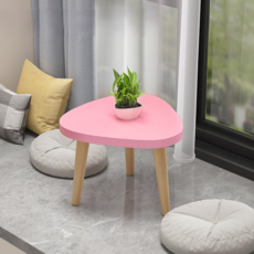 CM ONE 簡約俐落客廳臥室三角矮桌, 粉紅色