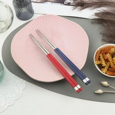 Bogen Solen方形餐具筷子2件組, 1套, 筷子2款, 紅寶石色, 藍寶石色