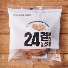 신세계푸드 24결 버터 시나몬롤 페스츄리, 79g, 1개입, 1개