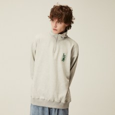 Iter 男款 標誌Logo 半拉鍊 Anorak 寬鬆版型 棉質 運動衫