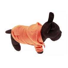 I LOVE PET 寵物鈕扣連帽外套, 橘色