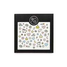 onnu 夢幻樂園美甲貼紙, 混合顏色, 1組