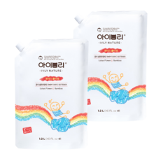 IVLY nature 嬰幼兒衣物清潔劑, 1.2L, 2包