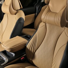 ezes 嘉年華第四代專用高級訂製駕駛座座椅套, 1個, 馬鞍棕