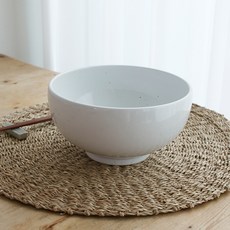 Roco Living 斑點麵碗, 白色, 2個