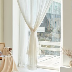 뷰하우스 캔디버블 린넨 가리개 다용도 봉집 커튼