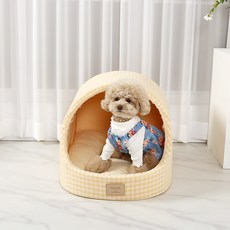 Aurora Pet敏感寵物狗洞穴屋, 黃色