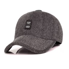 Angel Meow 附耳罩防寒高爾夫球帽, 斜紋棕色, 1個