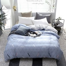 高級印花棉質被套+固定夾 6入 B29, 21型