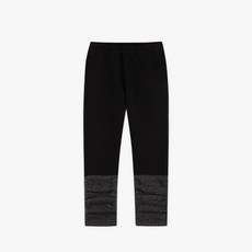 WALTONKIDS 女童撞色毛絨褲腳內刷毛內搭褲