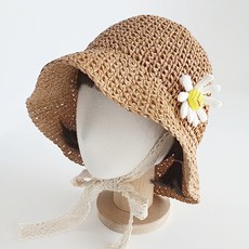 Woojooi Space 兒童 女童 Margaret 蕾絲彈力草帽