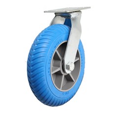 RIVER-GREEN 聚氨酯車輪 Wagon 無噪音泡沫橡膠重量高負載泡沫車輪旋轉 340 毫米, 1個