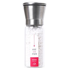 소금공장 스텐 글라인더 850도 구운 천일염, 180g, 1개