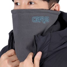 GROOVSTAR GRS Niko 刷毛運動圍脖, 灰色, 1個