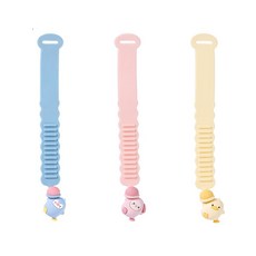 Mura 矽膠馬桶把手3件組, 1套, 藍色, 粉色, 黃色