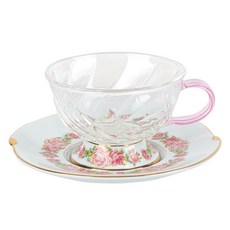 EILONG 宜龍 Fusion 玫瑰茶杯碟組 160ml, 1組, 混色