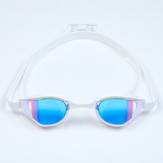 AKCY 競速鍍膜泳鏡 Touch防霧 AKGM-201, 透明白(AKGM-201WHG), 1個