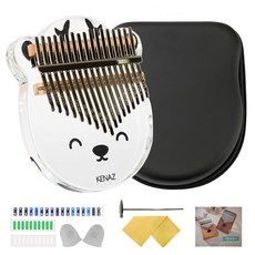 KENAZ 透明壓克力麋鹿17音階卡林巴琴 KKA10, 1個, 單品