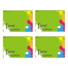 全松商社 紙調色盤 B4, 4個, 20張