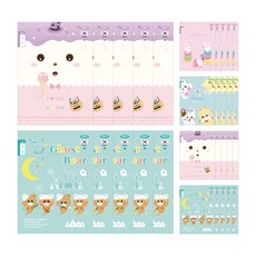 PENPIA 600 8韓語韓語小學生筆記本, 隨機發貨, 30個