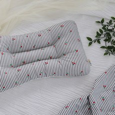 J.Unni 純棉兒童枕, 玫瑰灰, 1入