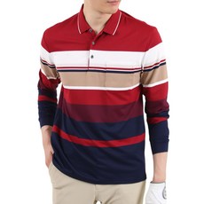 남성용 부드러운 순면 카라 티셔츠 YTN115