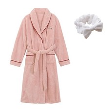 Hazelly 高級浴袍 + 洗臉髮帶套組 XL YP51, 類型2, 1套