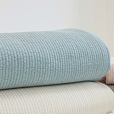 LAVISH AT HOME 純棉60支棉花填充床墊, 薄荷