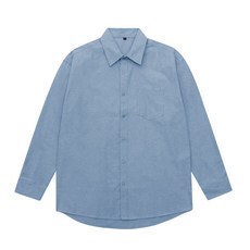 맨투고 남성용 오버핏 옥스포드 셔츠