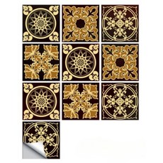 살림언니 북유럽 인테리어 스티커 제품8 10종 세트, 혼합색상