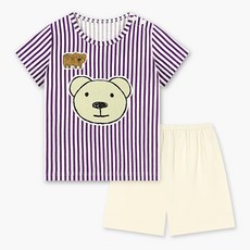 unifriend 兒童款 Bearly 五分家居服套裝