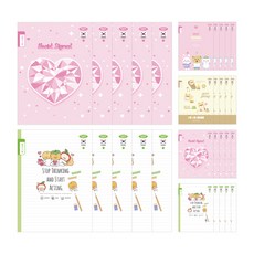 펜피아 600 초등노트 글짓기장 여아용, 랜덤발송, 30개