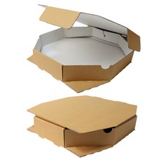 Bloom at home 牛皮紙八角披薩盒 27 x 27 x 4.5 cm, 單一顏色, 10個