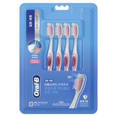 Oral-B 歐樂B CrossAction交叉刷毛超細軟毛 隨機出貨, 1個, 4入