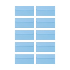 STUDIO EIGHT 水平彩色信封 4p, 10個, 藍色