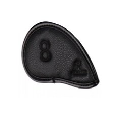 뉴즐 자석 더블사이드 넘버 8번 아이언커버 DBNIRAM0003, 올블랙 + 블랙자수