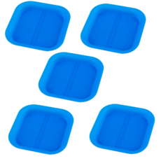 오늘도양 플라스틱 모종 화분받침 5p, 파란색