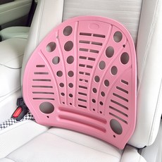 블랙라이거 요케어 프리미엄 차량용 허리지지대, 핑크, 1개