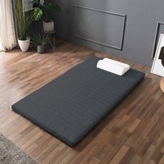 삼익가구 폴리 접이식 볼라텍폼스 매트리스, 다크그레이, 6cm